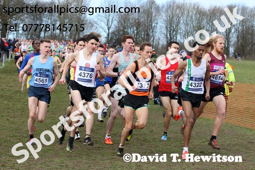 Senior mens 2019 British Athletics Inter Counties Cross Country, Prestwood Hall, Loughborough. Photo:  David T. Hewitson/Sports for All Pics